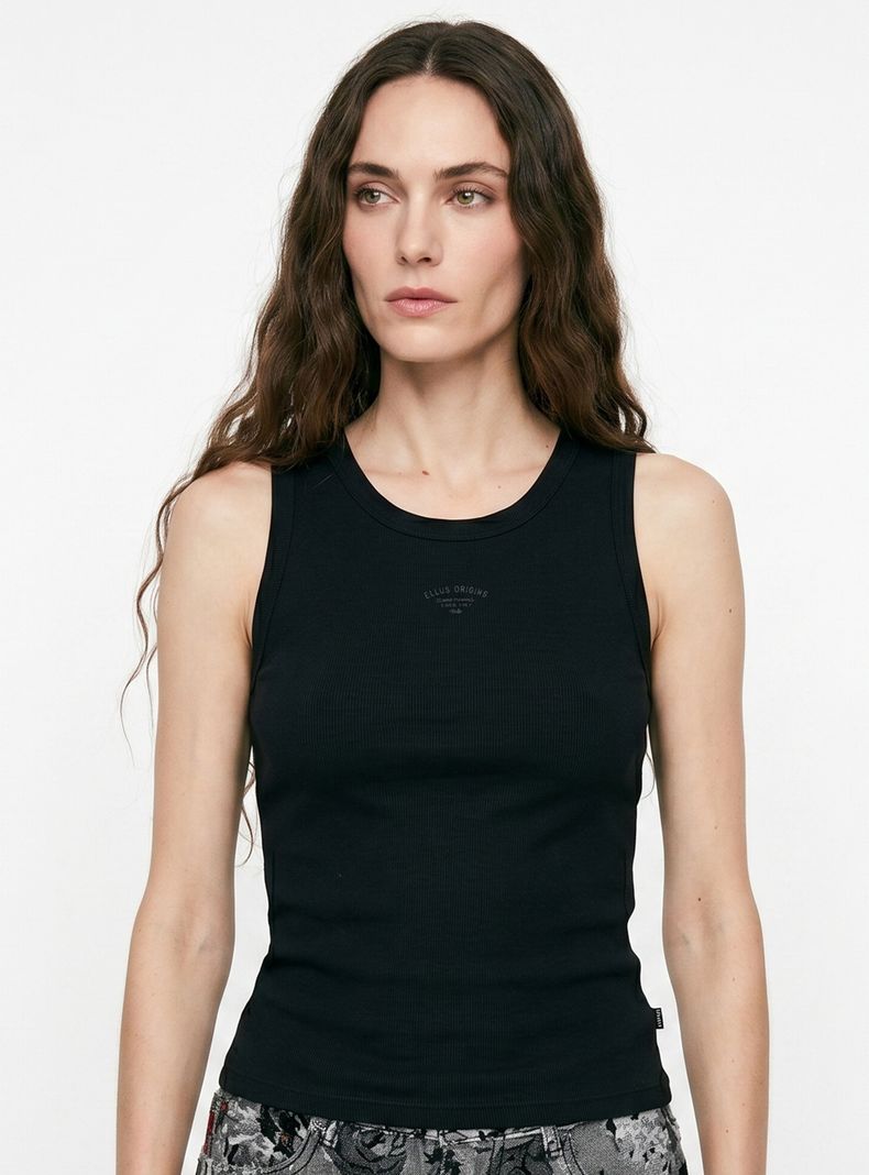 Polera Básica Cuello Redondo Rib