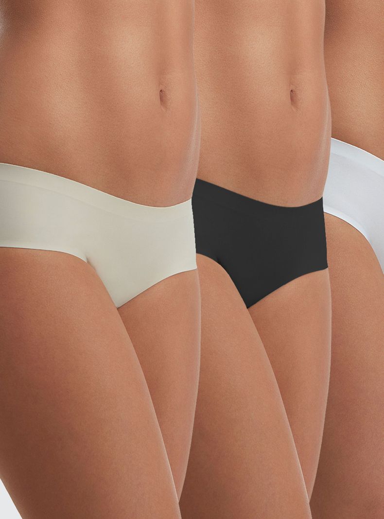 Pack Flores 3X Bikini de Microfibra 6682-0