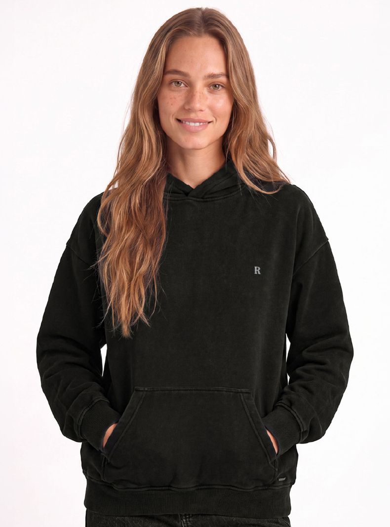 Polerón Hoodie Girls Black