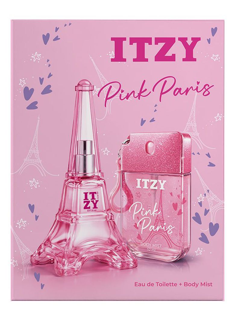 Set Perfume Pink París EDT Mujer 50 ml + Body Mist 52 ml