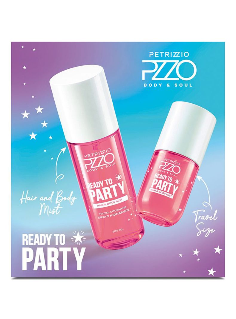 Set Body Mist Ready to Party 200 ml + miniatura 100 ml