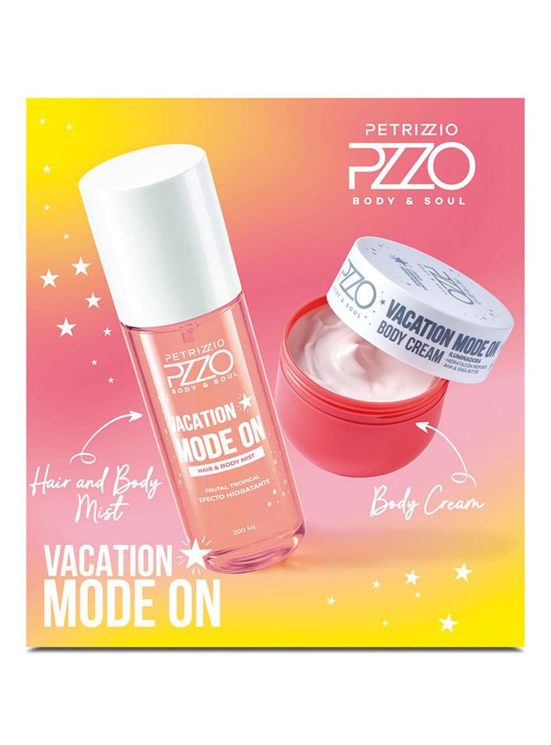 Set Body Mist Vacation 200 ml + Body Cream 100 g