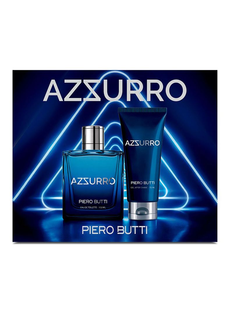 Set Perfume Azzurro EDT Hombre 100 ml + After Shave 75 ml