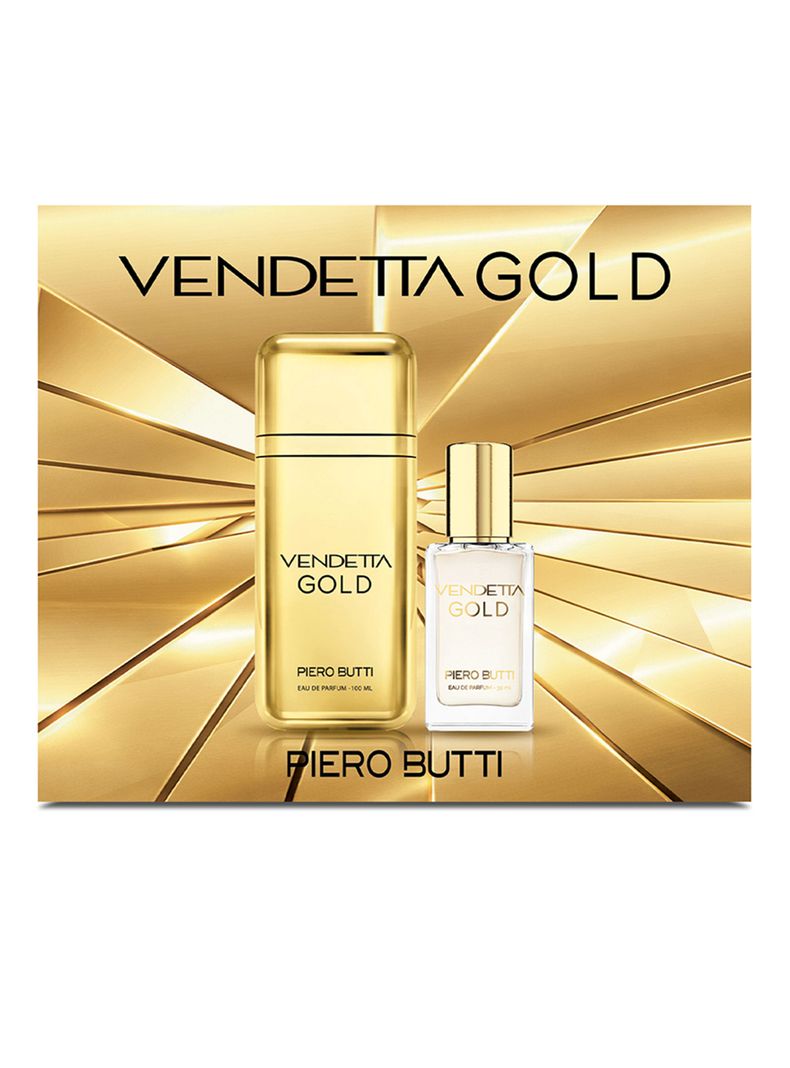 Set Perfume Vendetta Gold EDP Hombre 100 ml + Miniatura 30 ml