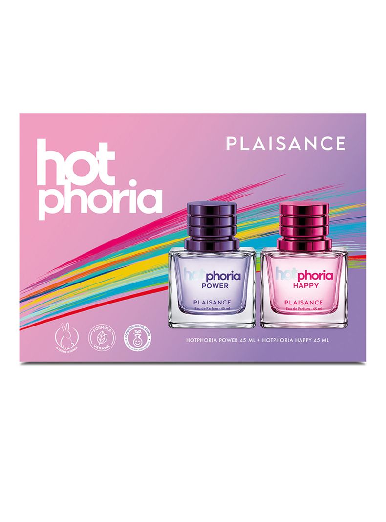 Set Perfume Hotphoria Power 45 ml + Happy 45 ml