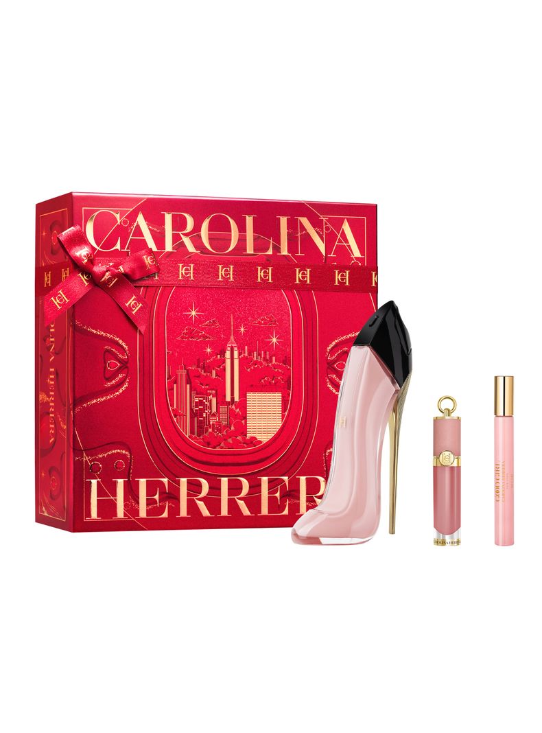 Set Perfume Good Girl Blush EDP Mujer 80 ml + 10 ml + Gloss 942 Nude