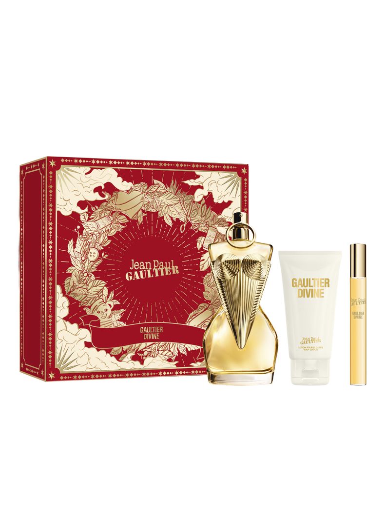 Set Perfume Divine EDP Mujer 100 ml + Loción Corporal Lotion Pour Le Corps 75 ml + EDP 10 ml