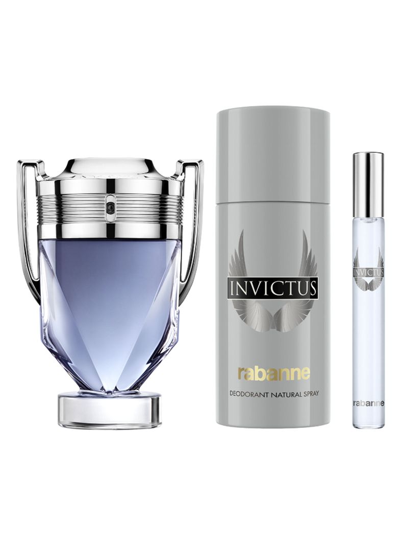 Set de Perfume Invictus EDT Hombre 100 ml + Desodorante 150 ml + EDT 10 ml