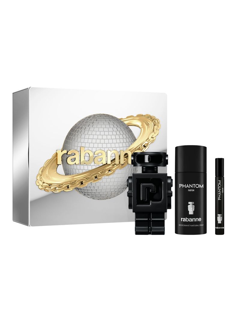 Set Perfume Phantom Parfum Hombre 100 ml + 10 ml + Desodorante 150 ml