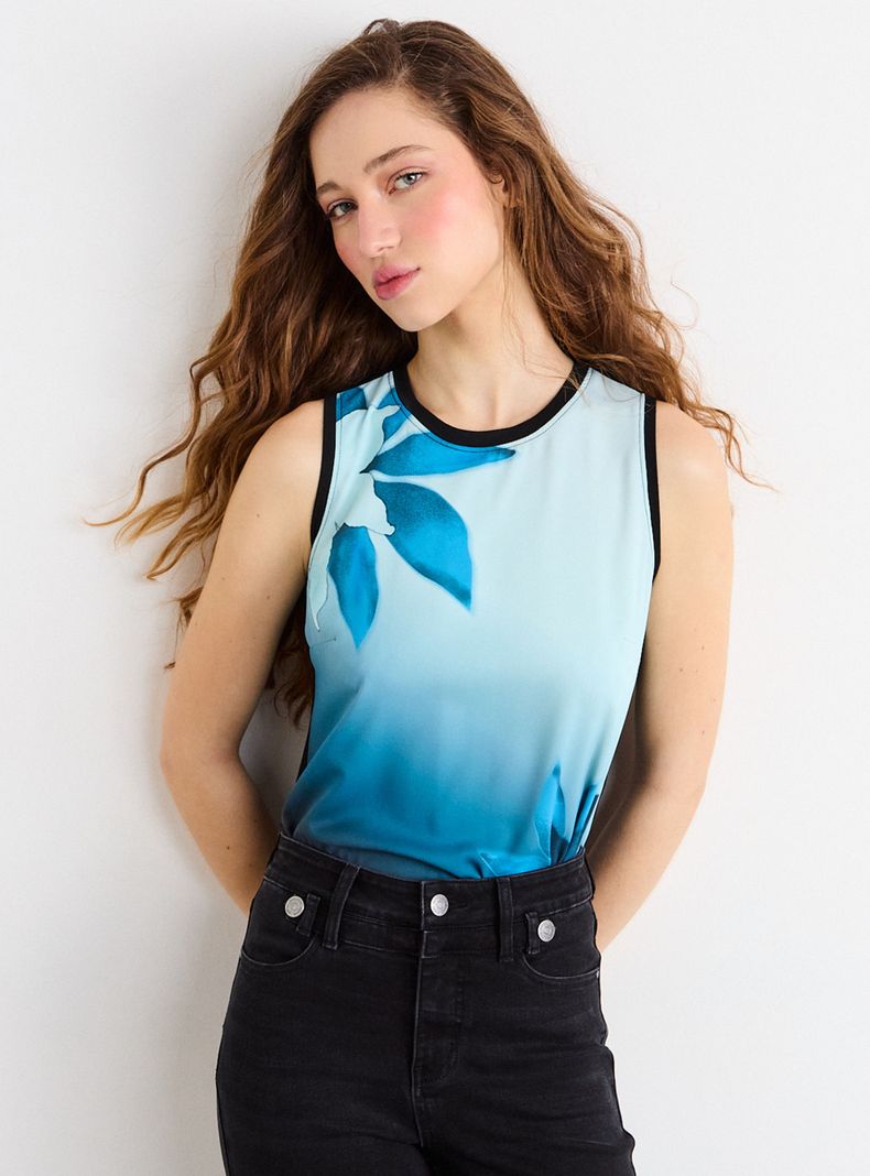 Polera Fantasía Cuello Redondo