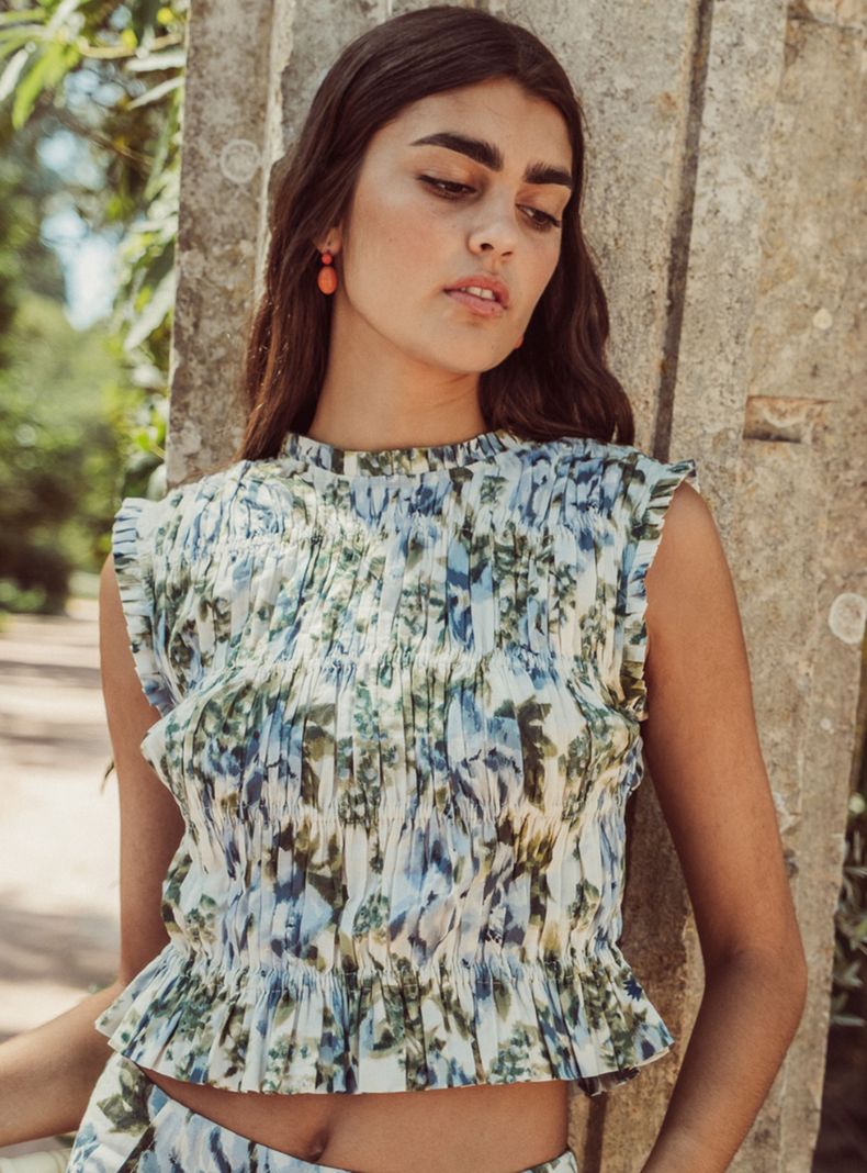 Blusa Malva Floralb