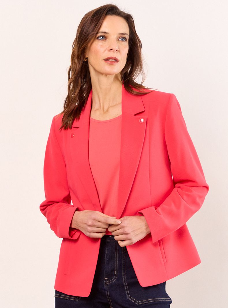 Blazer Textura Zigzag