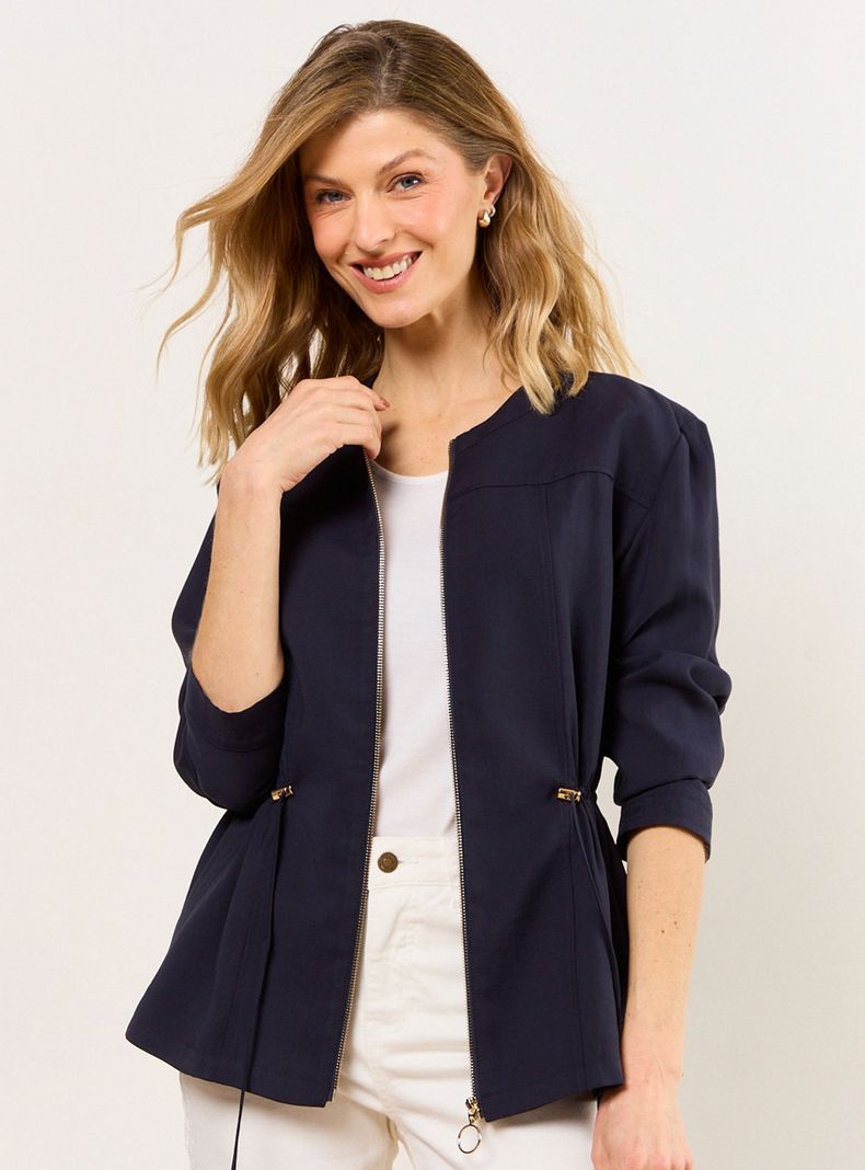 Chaqueta Escote Redondo
