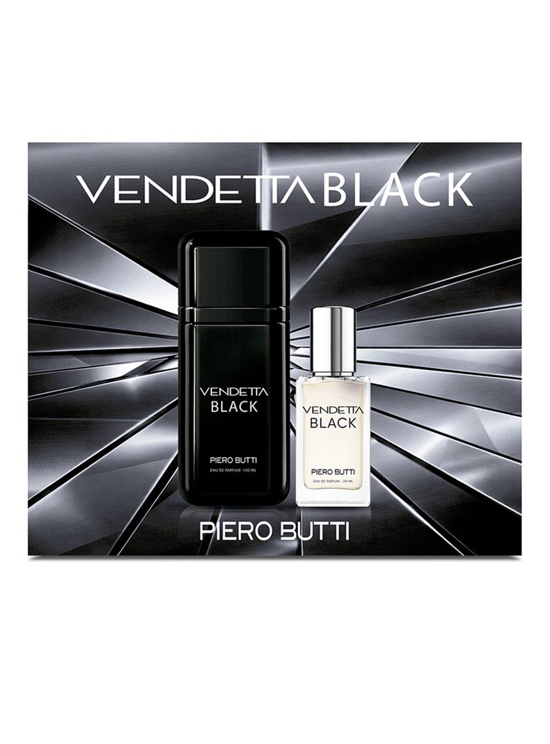 Set Perfume Vendetta Black EDP Hombre 100 ml + Miniatura 30 ml