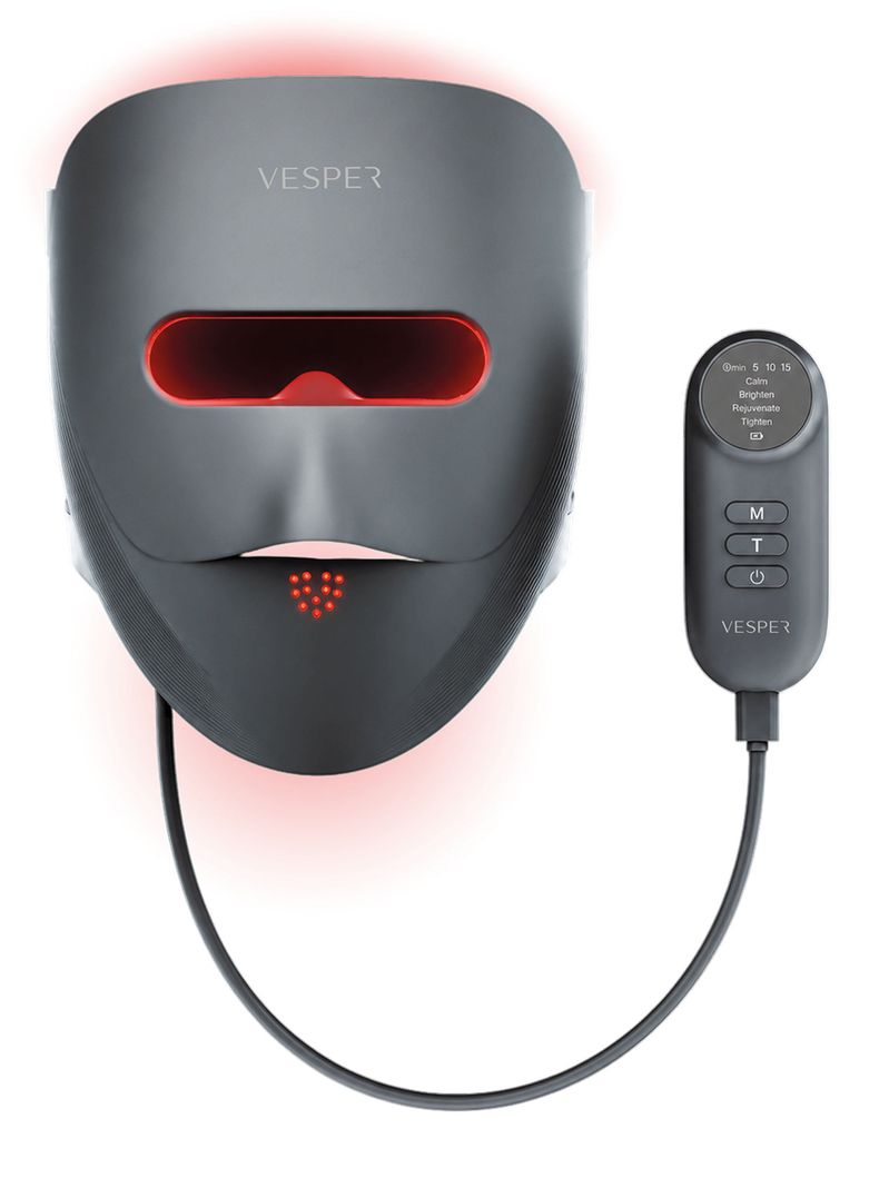 Máscara Facial 3D de Fotones Led Gris