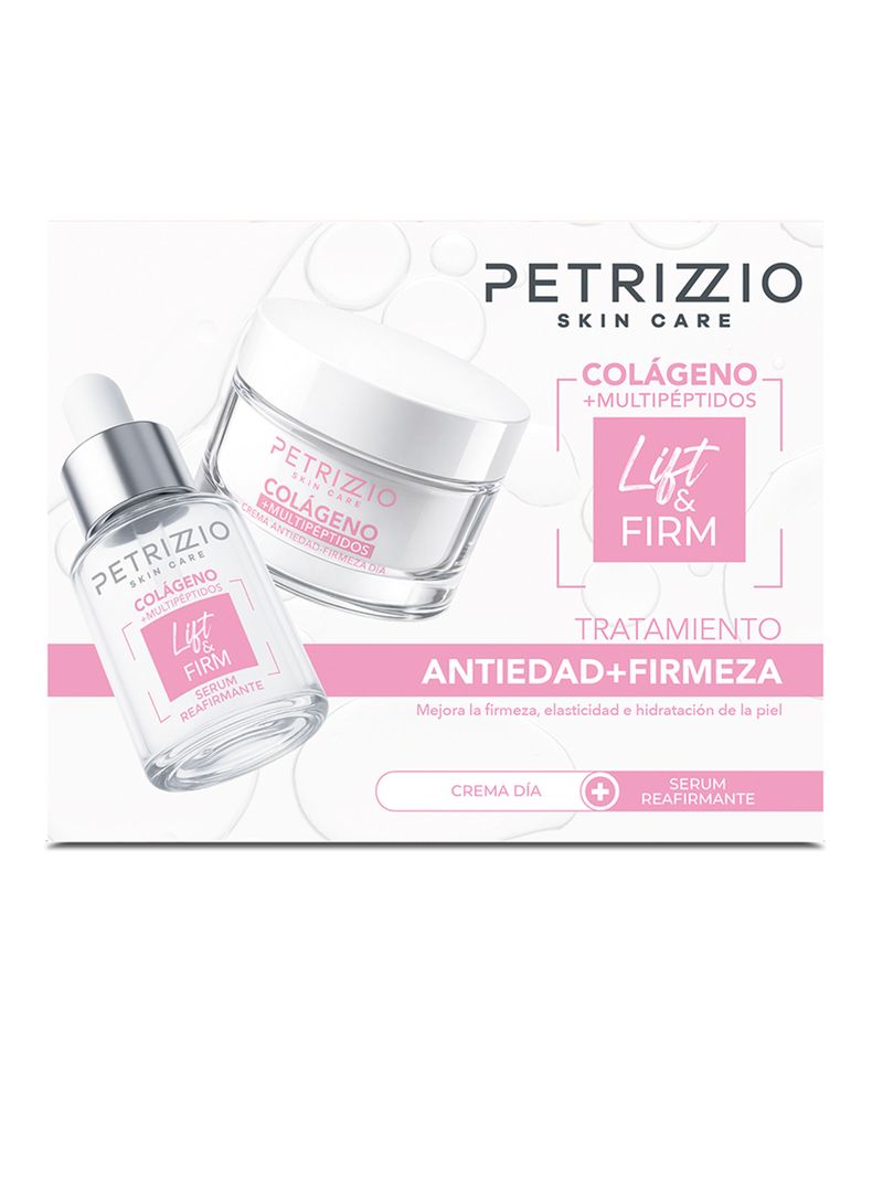 Set Tratamiento Antiedad y Firmeza Crema Colágeno + Sérum