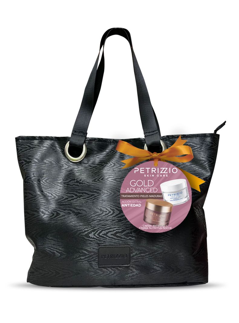 Set Antiedad Gold Advanced + Cartera Negro