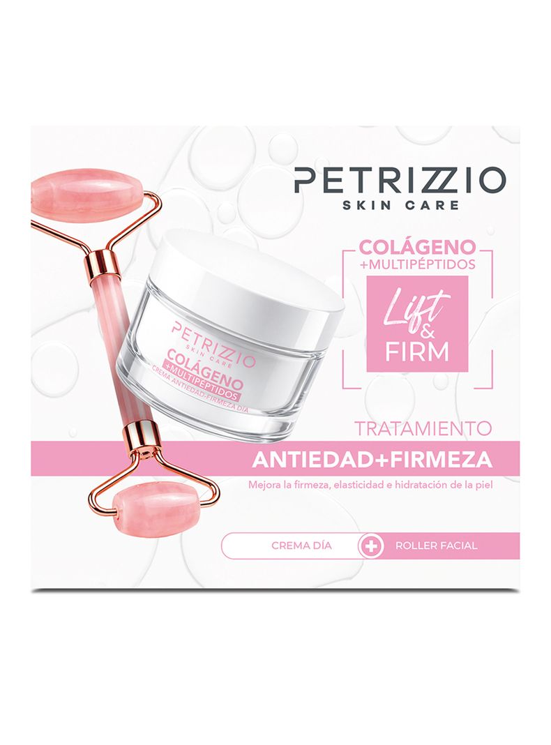 Set Crema Día Lift & Firm Colágeno + Roller Facial