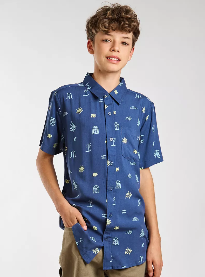 Camisa Manga Corta Fullprint Color