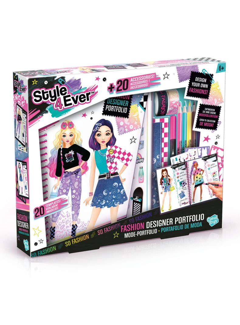 Juego de Creación y Diseño Kit de Diseñadora Moda Infantil