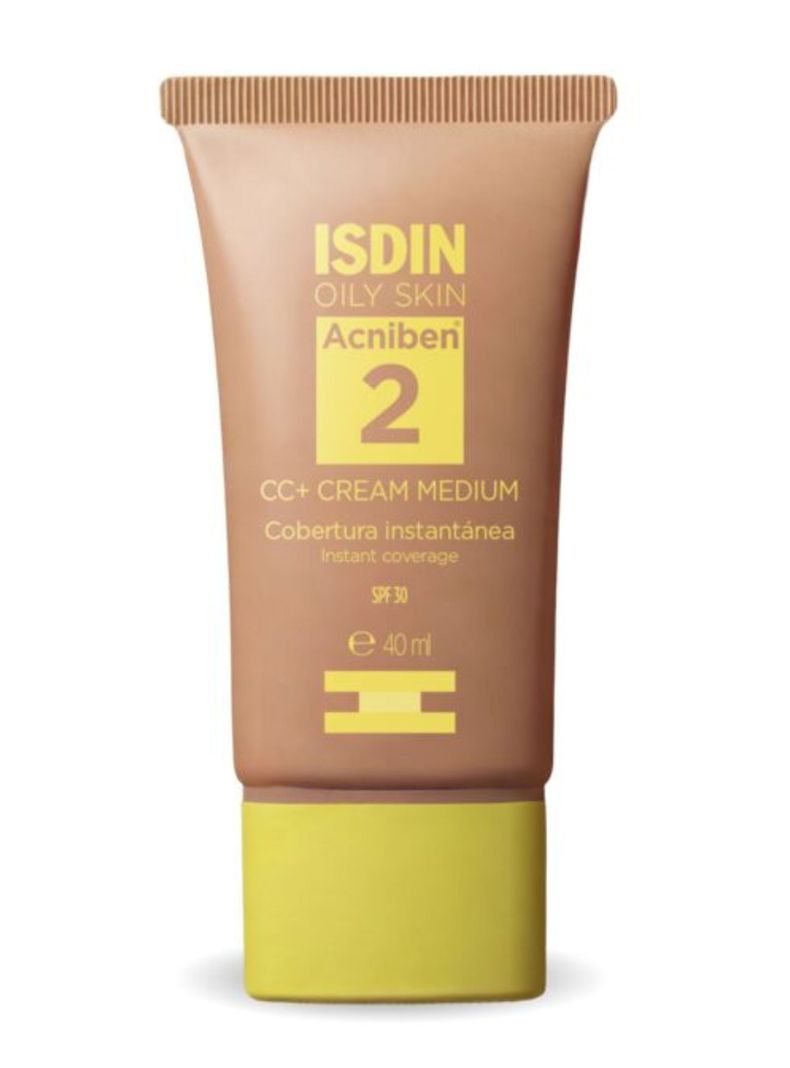 Crema Facial con Color Acniben CC+ Cream Medium SPF 30 40 ml