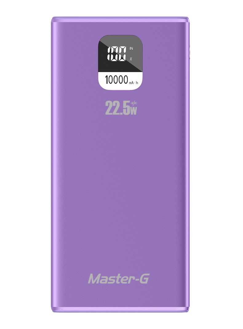 Batería Externa Power Bank 10.000 mAh 22.5W UCP10MPD Morado