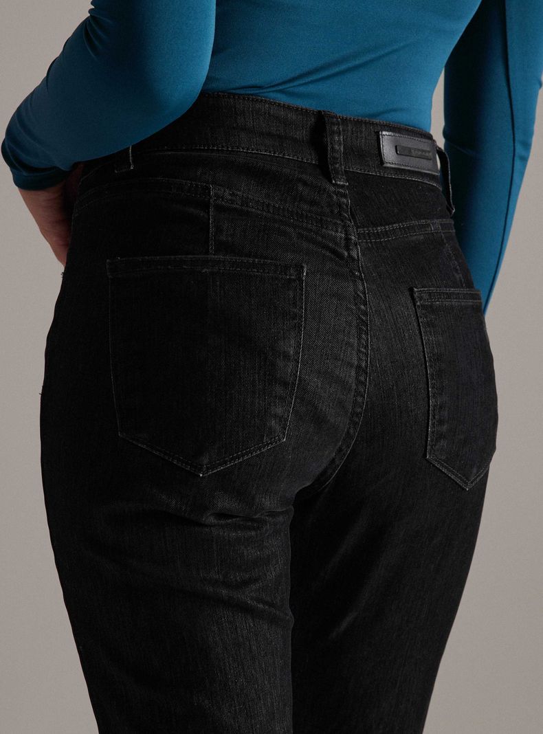 Jeans Superficie Terciopelo Negro-3