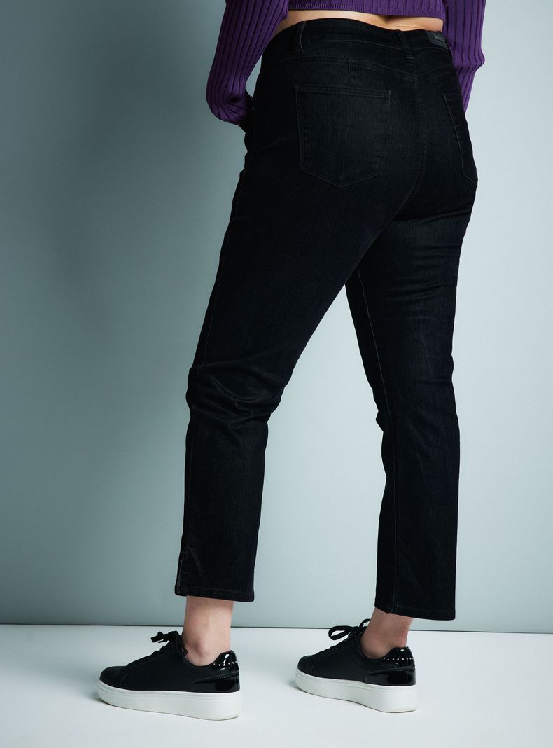 Jeans Superficie Terciopelo Negro-7