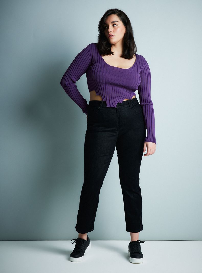 Jeans Superficie Terciopelo Negro-10