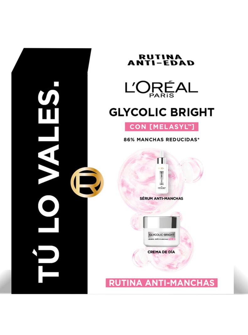 Set Glycolic Bright Crema Día + Sérum