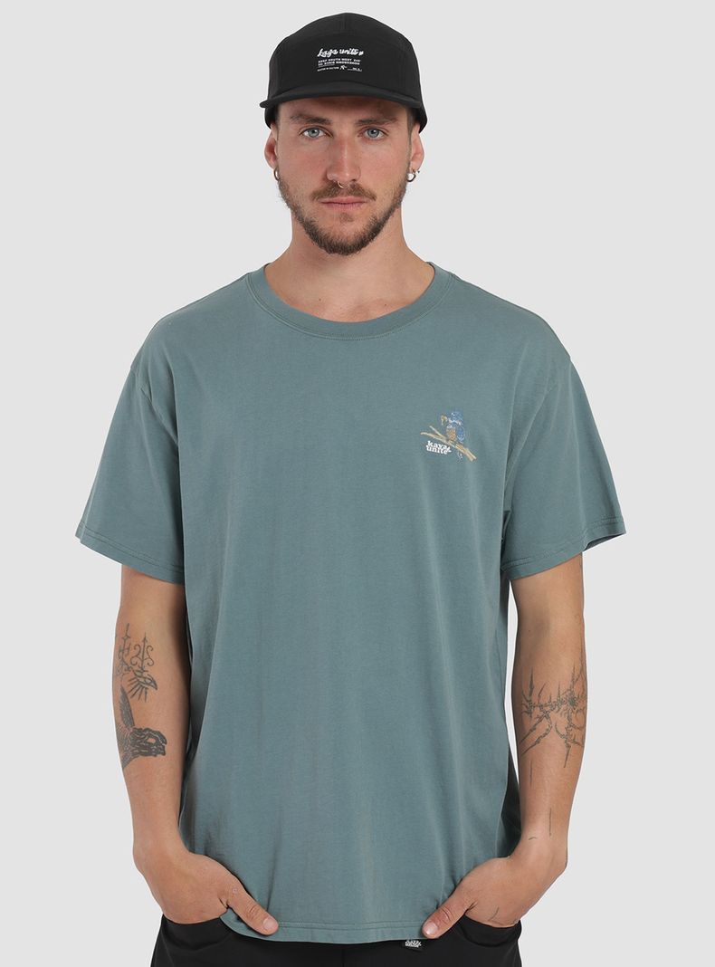 Polera Print Parque Cuello Redondo