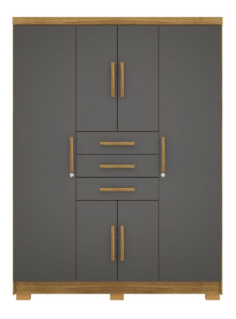 Clóset Taurus 6 Puertas 3 Cajones