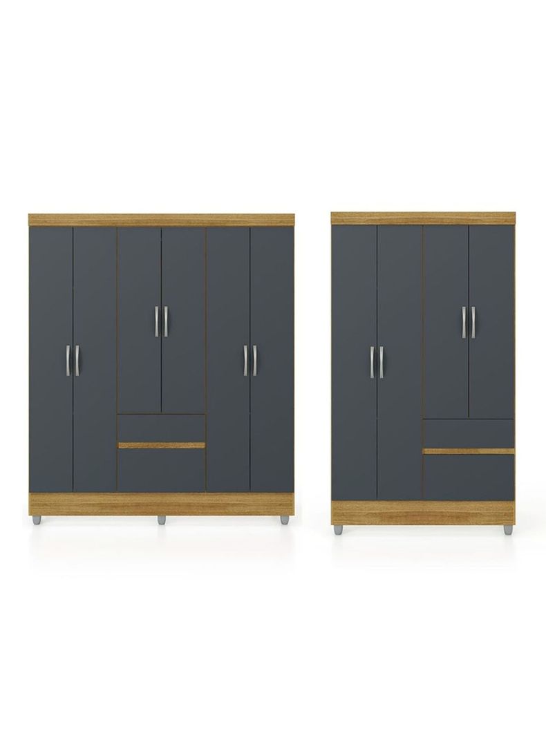 Combo Clóset Americano  6 Puertas + 4 Puertas
