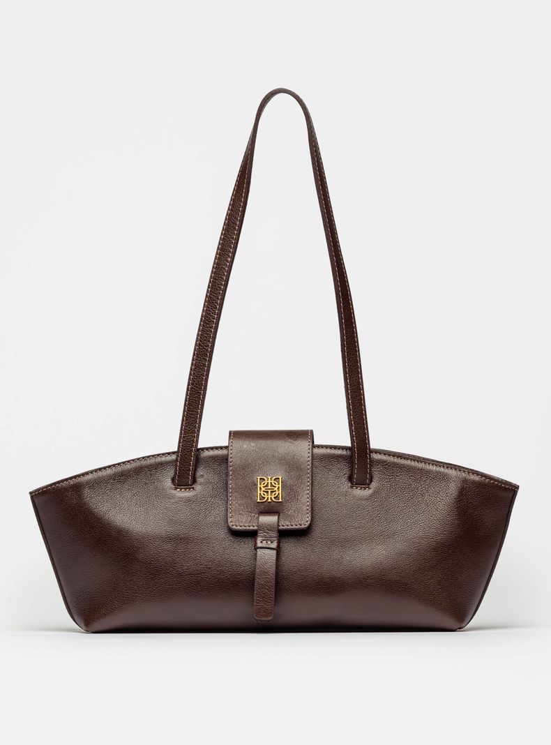 Cartera de Hombro Paris Café Oscuro