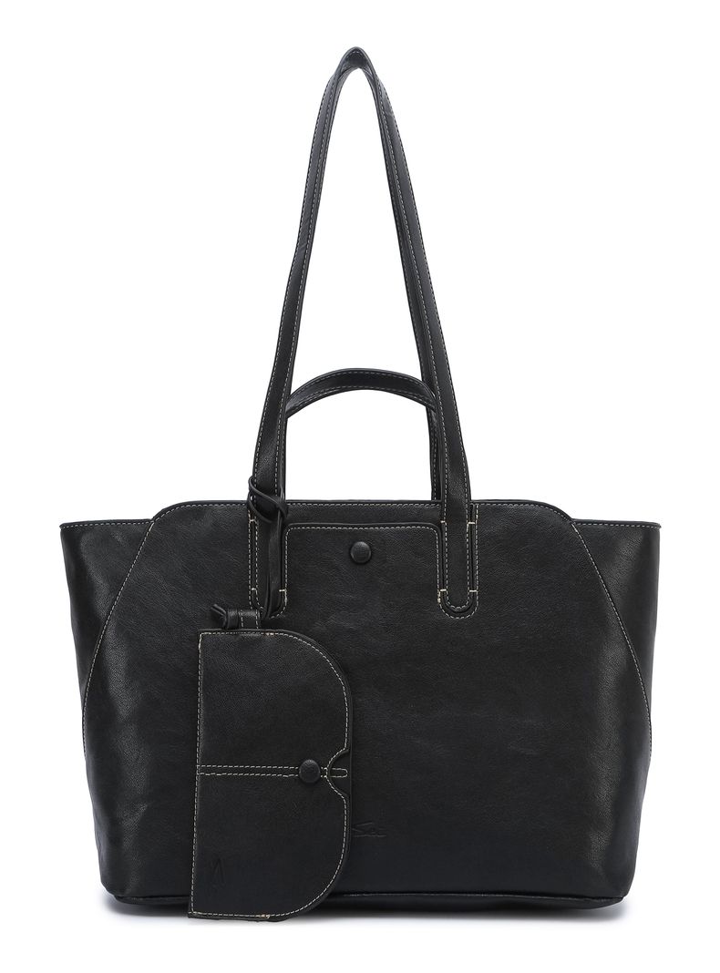 Cartera de Hombro Minimalista Bellflower Negro