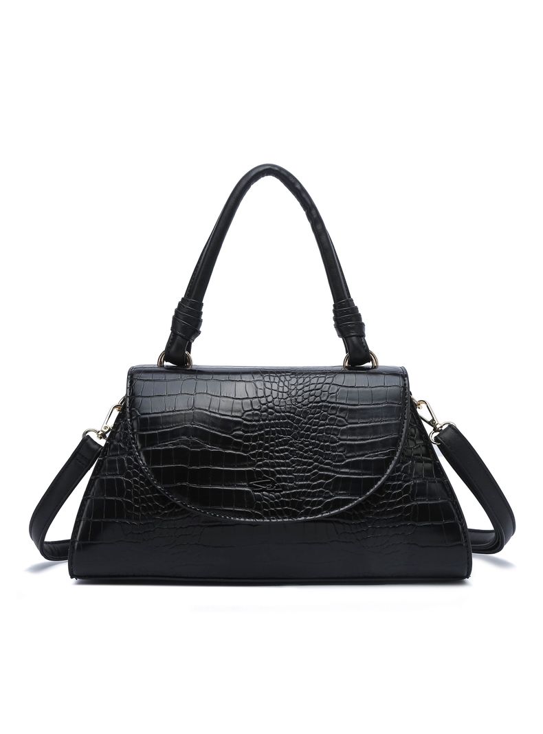 Bandolera Croco Baobab Negro