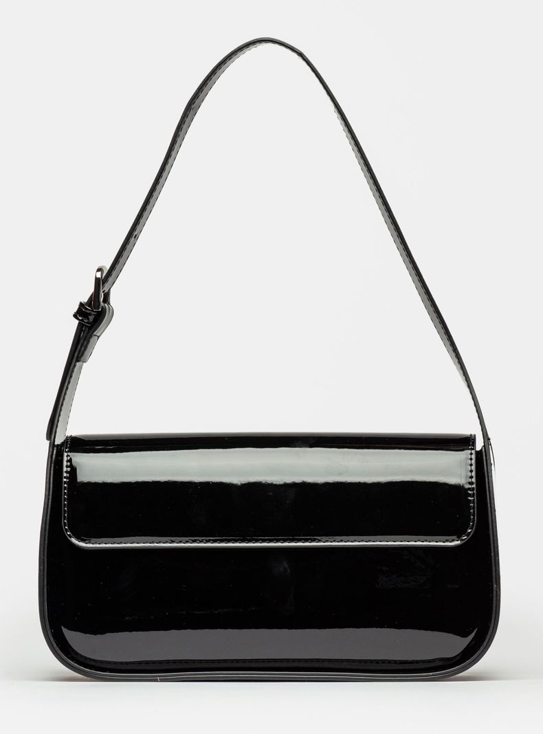 Cartera de Hombro Leaf Negro