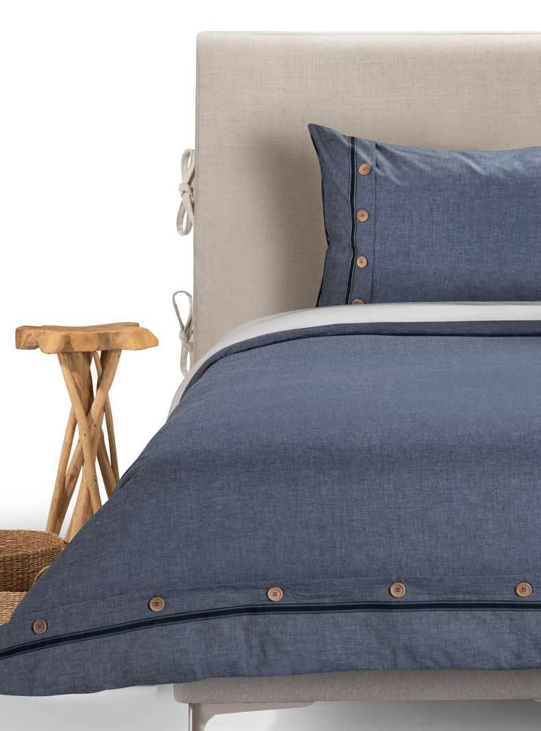 Funda de Plumón Algodón Lanín Denim 1.5 Plazas