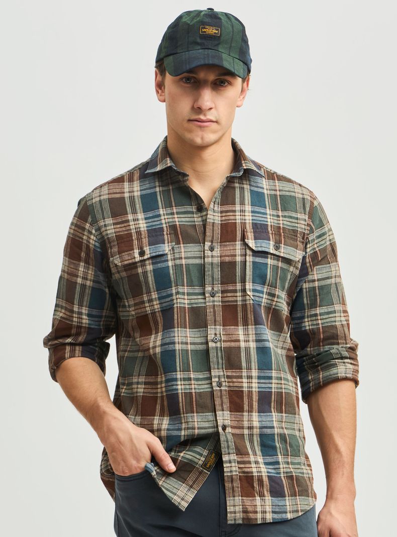 Camisa Sport Army Weekend Utility Madras Check