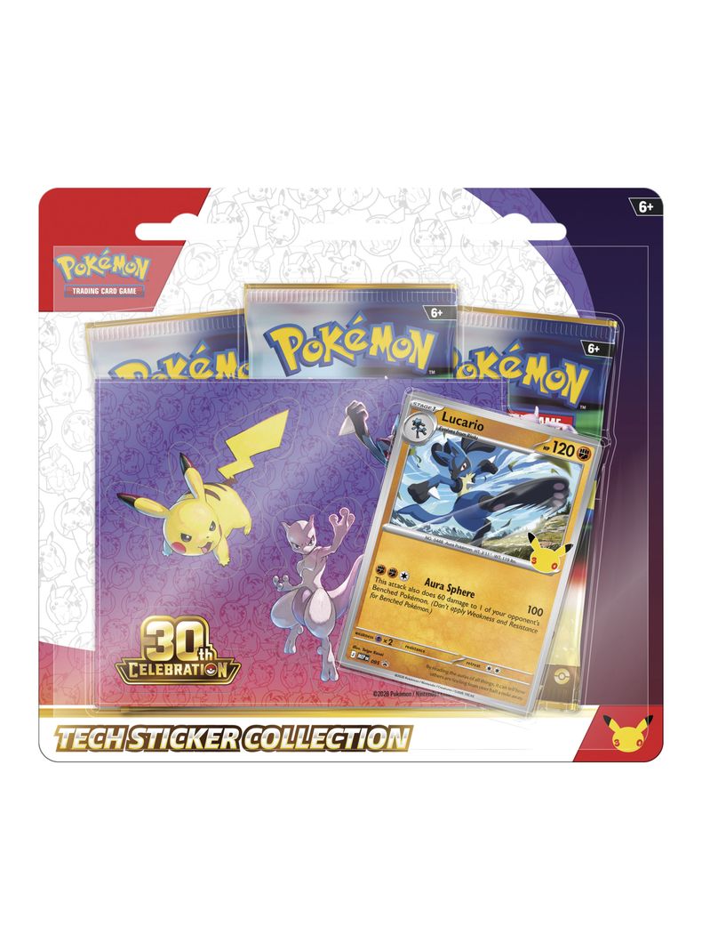 Juego de Cartas Pokémon 30Th Tech Sticker Lucario English