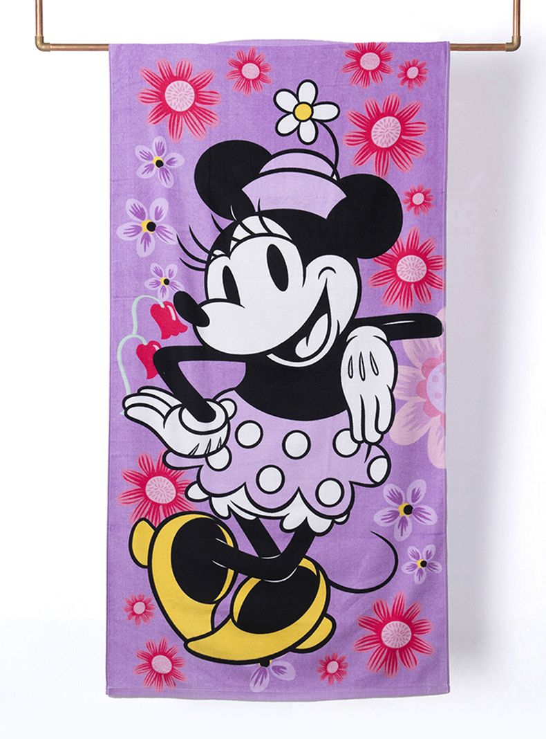 Toalla de Playa 70x140 cm Minnie Plants