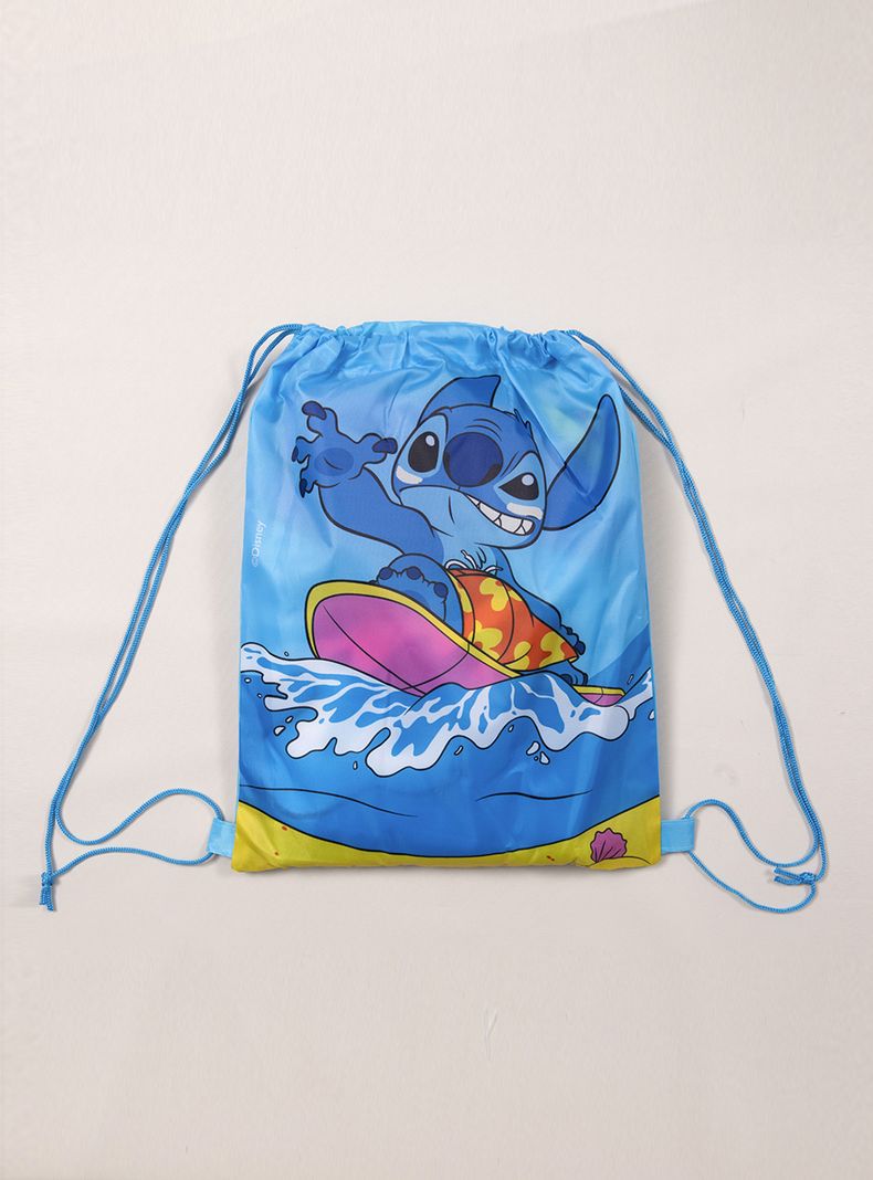 Toalla de Playa con Bolso 70x140 + 33x22 Stitch Rider