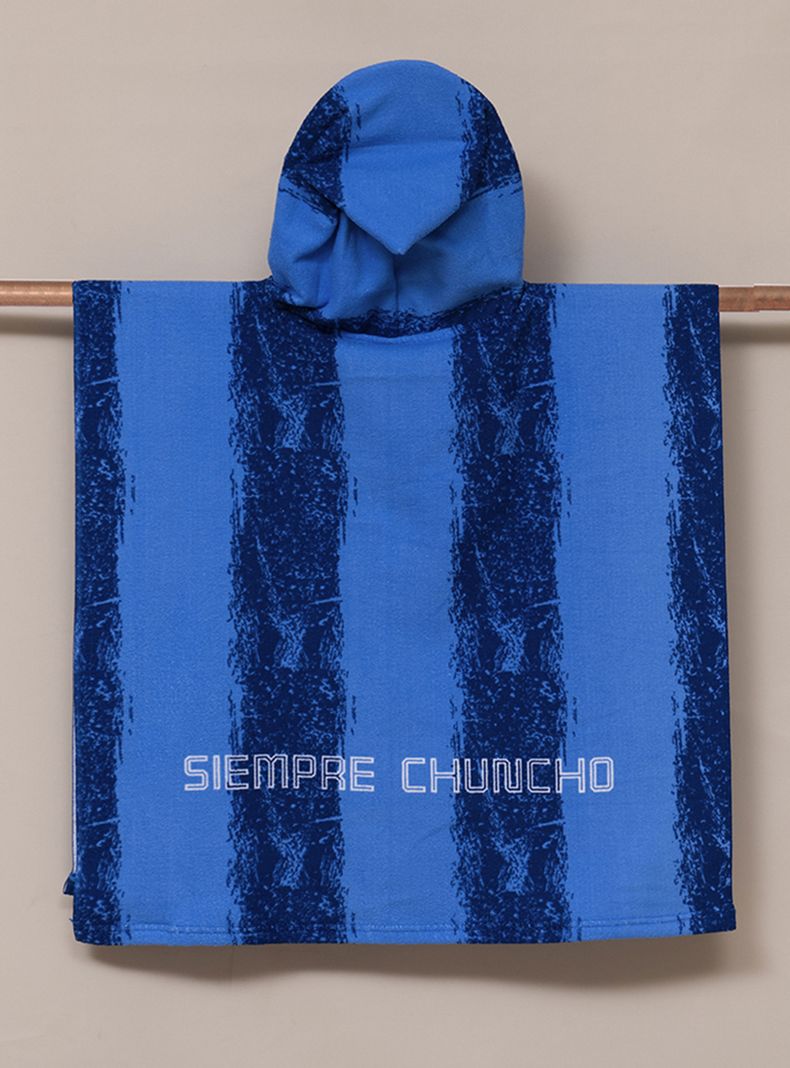 Toalla de Playa Capucha MF 60x120 cm U de Chile Azul
