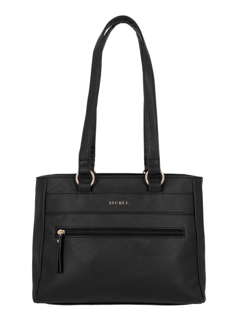 Cartera de Hombro Albacete SC7 Negro Grande