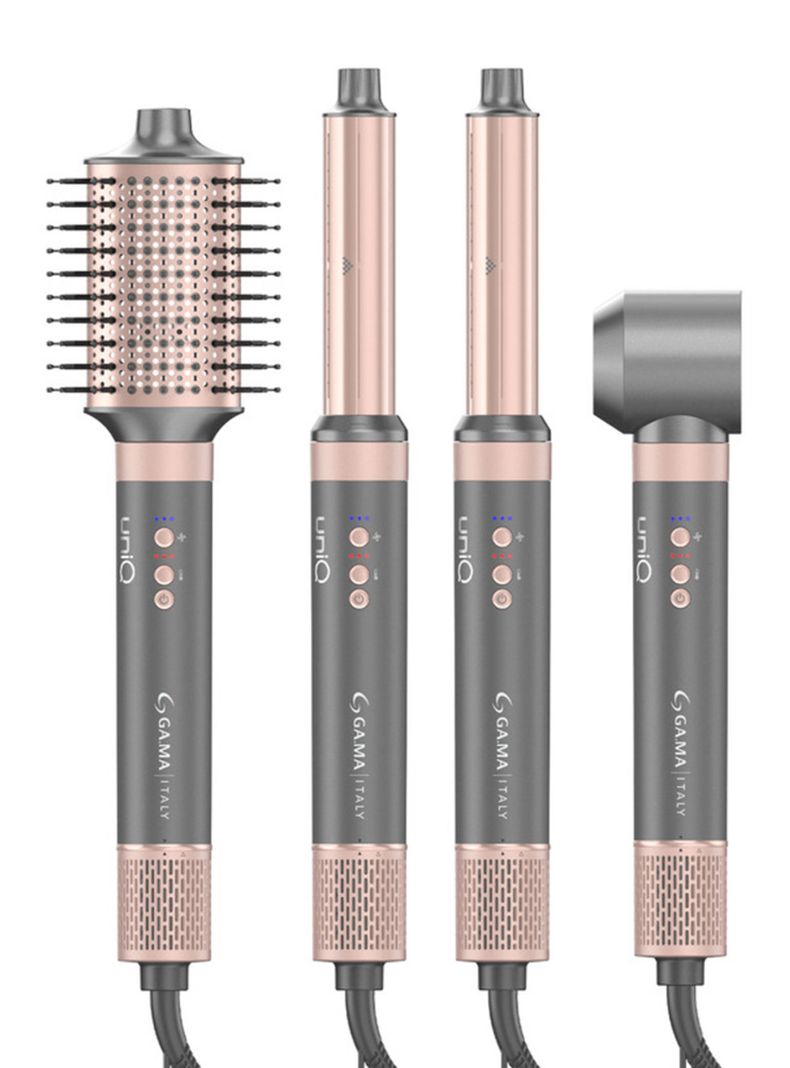 Secadro de Pelo Multistyler UniQ Styler Flow 4 Accesorios Rose Gold