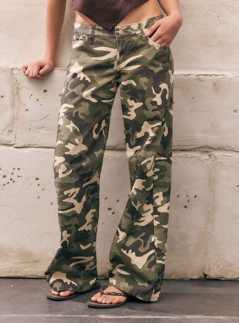 Jeans Estampado de Camuflaje Hecho en Chile