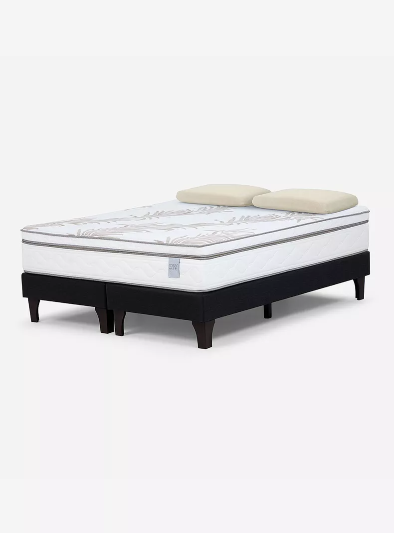 Cama Europea King Neo Plus 1.80x2.00 + Almohada Esencial