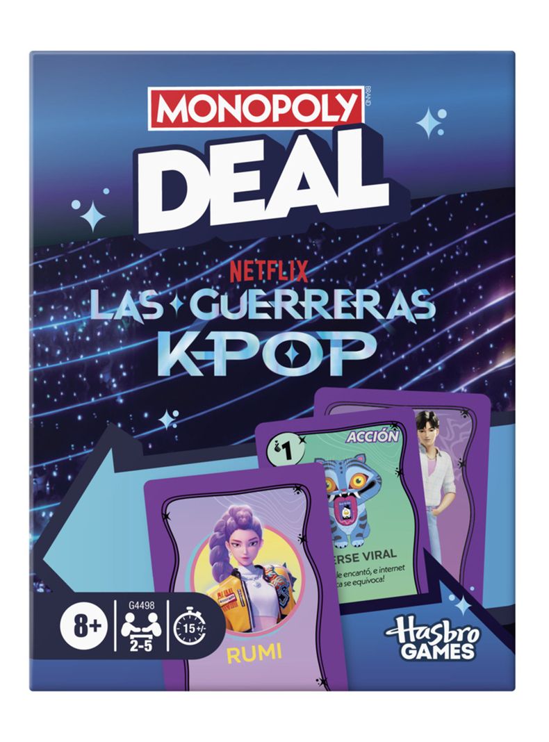 Juego de Mesa Monopoly Deal Las Guerreras K-Pop