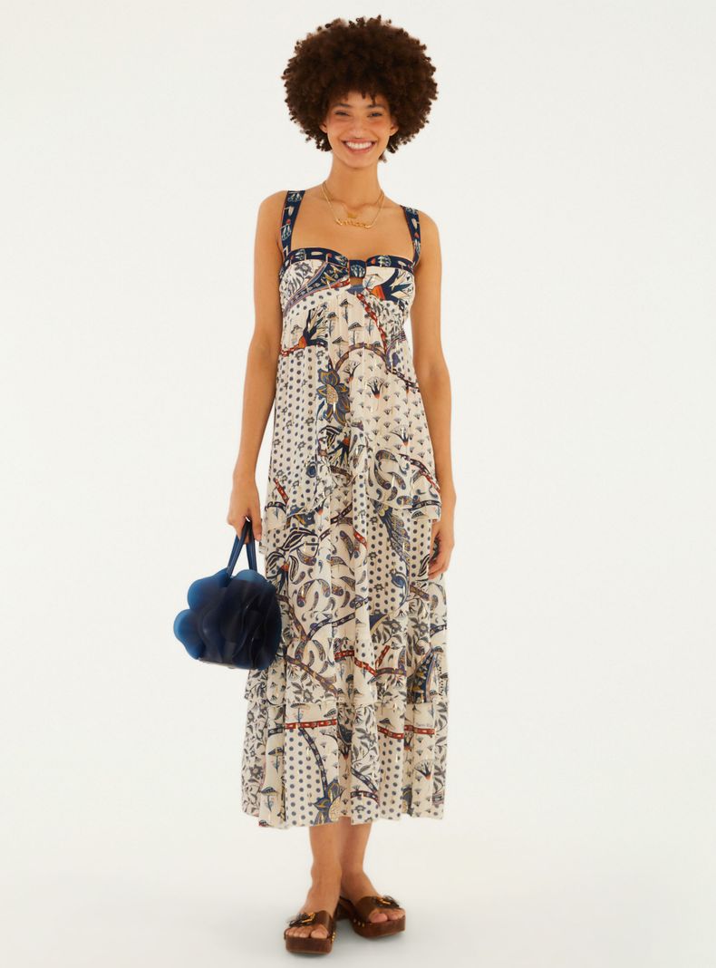 Vestido Estampado Riviera