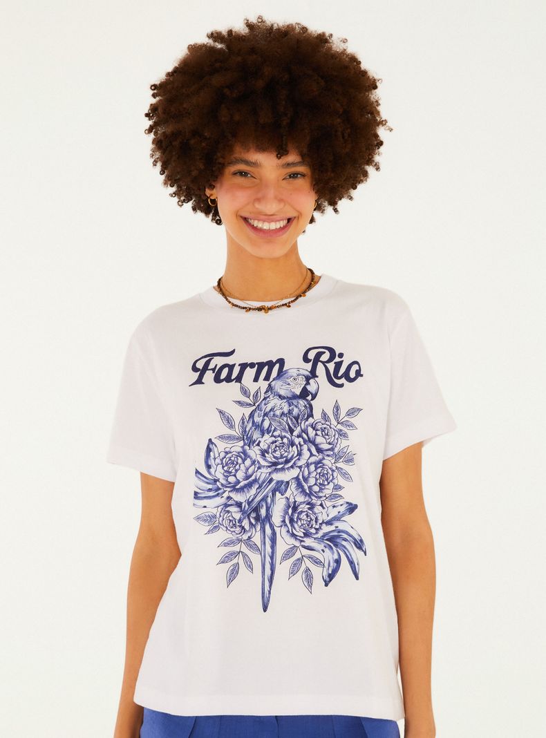 Polera Estampada Ramo de Flores